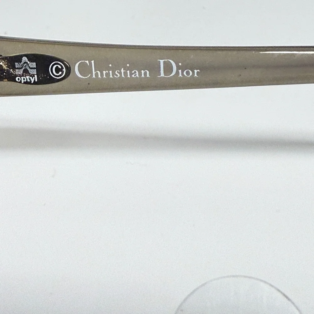 Christian Dior Vintage 2035 20 Optyl Oversized Eyeglasses‎ Frame Germany Brown